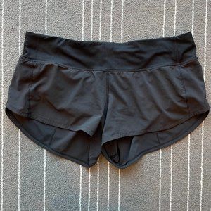 Lululemon Black Speed Up 2.5" Shorts